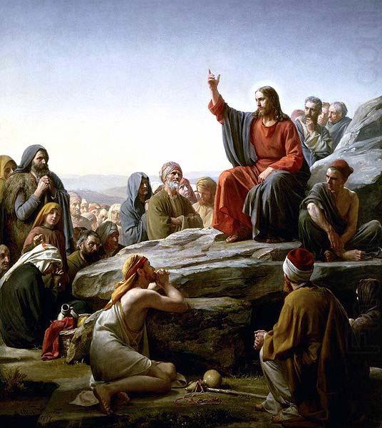 Carl Heinrich Bloch The Sermon on the Mount by Carl Heinrich Bloch china oil painting image